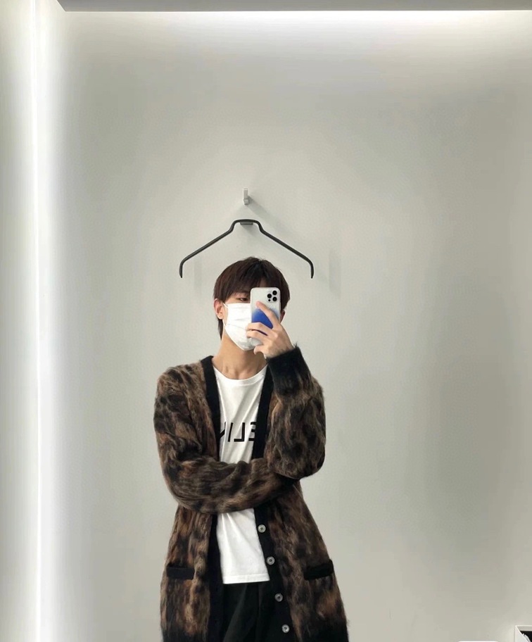 Celine Cardigan Wool Tiger Eyes Ss2022