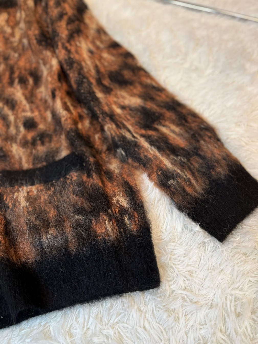 Celine Cardigan Wool Tiger Eyes Ss2022