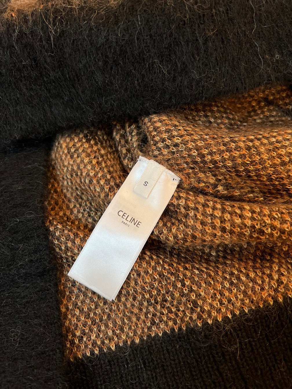 Celine Cardigan Wool Tiger Eyes Ss2022