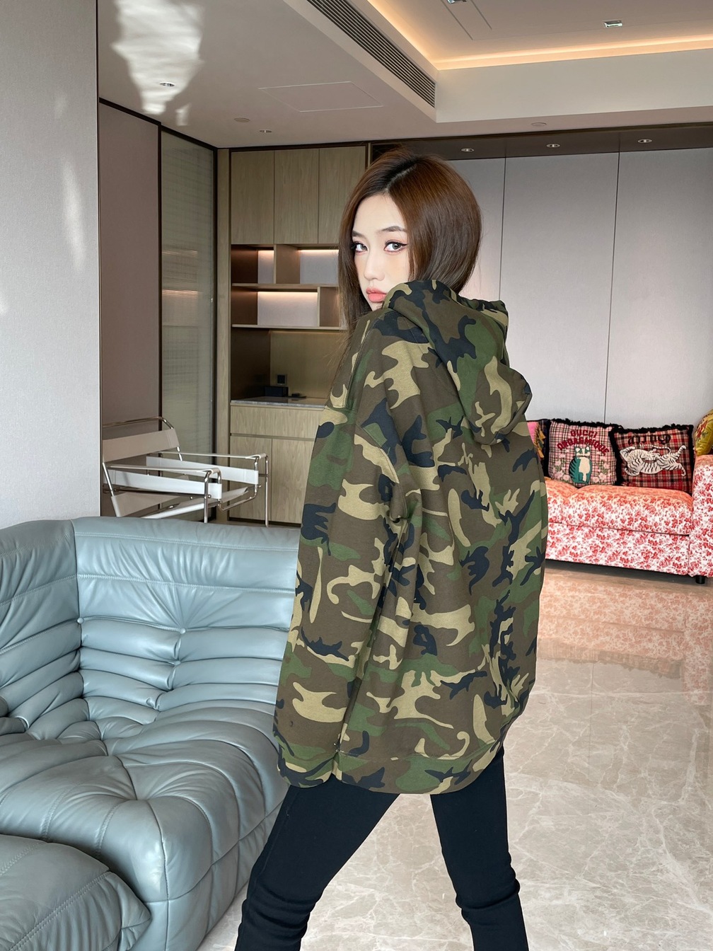 Hoodie Celine Army Ss2022