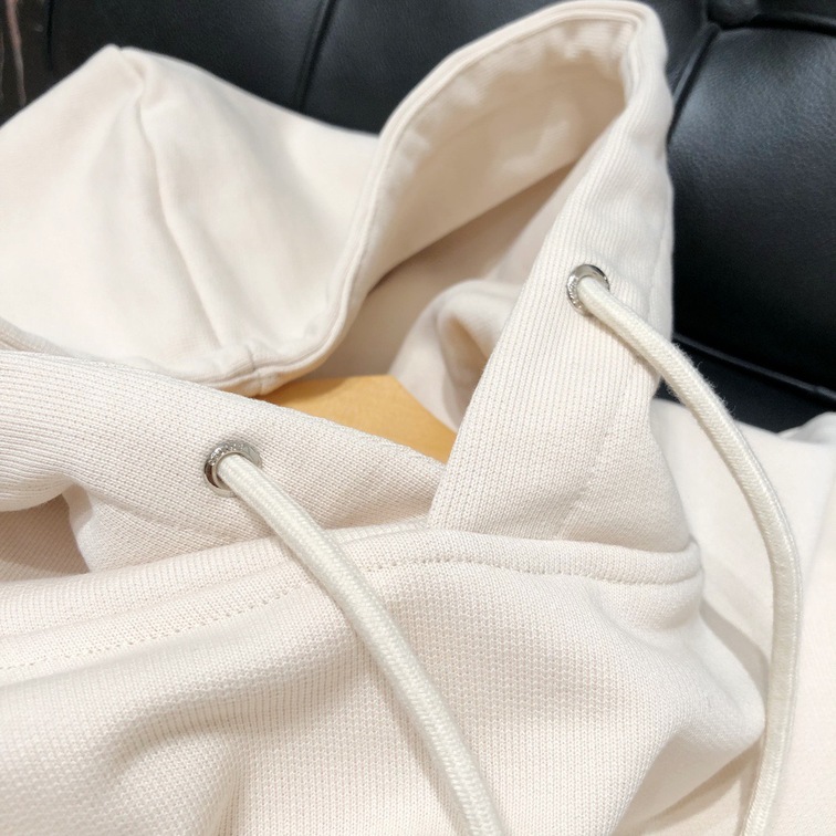 Hoodie Celine Basic Logo White Black Ss2022