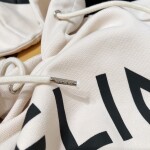 Hoodie Celine Basic Logo White Black Ss2022