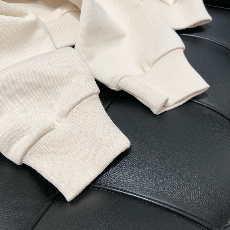 Hoodie Celine Basic Logo White Black Ss2022