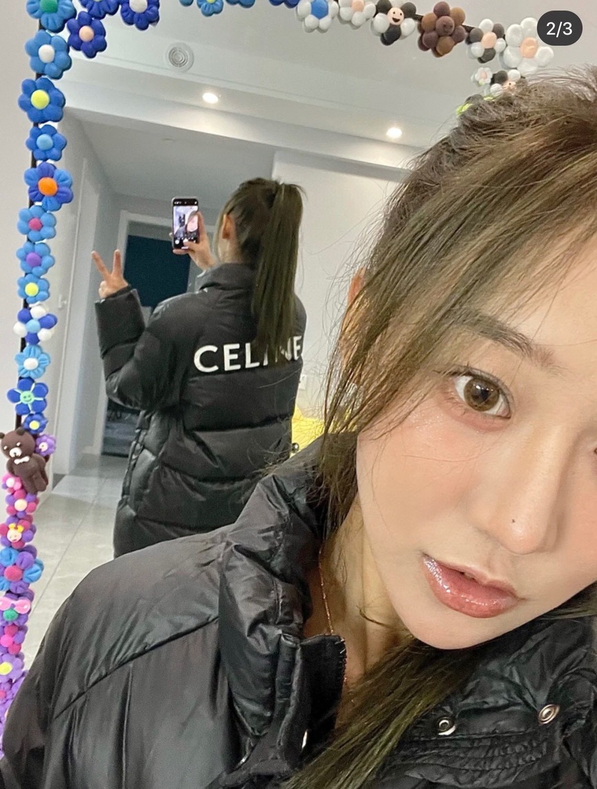 Puffer Celine Logo Shiny Skin Ss2022
