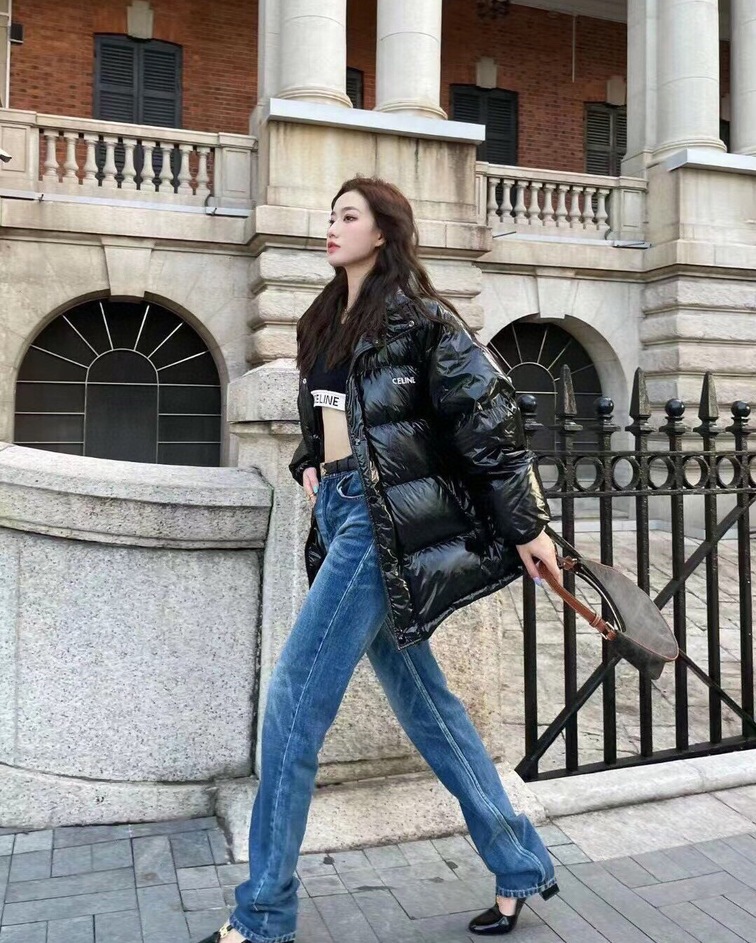 Puffer Celine Logo Shiny Skin Ss2022