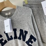 Set Celine Wool Sweaters With Short Ss2022