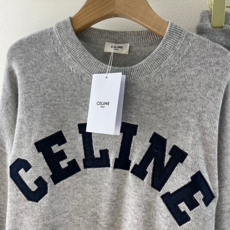 Set Celine Wool Sweaters With Short Ss2022
