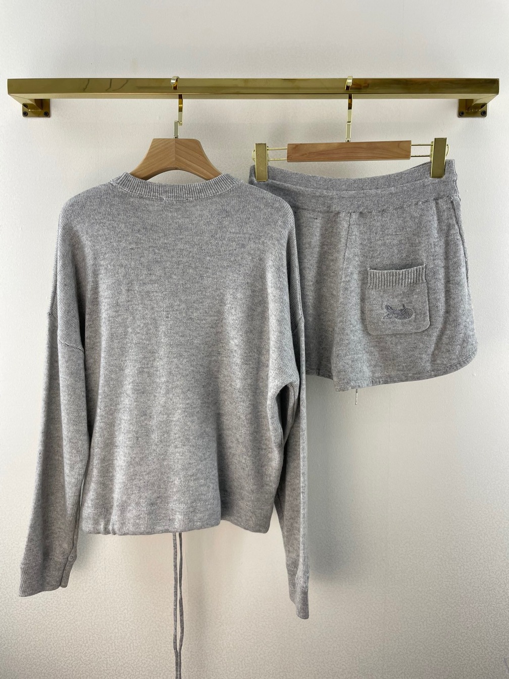 Set Celine Wool Sweaters With Short Ss2022