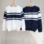 Sweaters Celine Wool Logo Oblique White Black