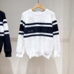 Sweaters Celine Wool Logo Oblique White Black