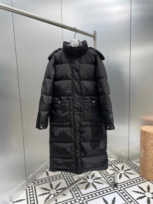 Long Puffer Chanel Flower Blue Ss2022