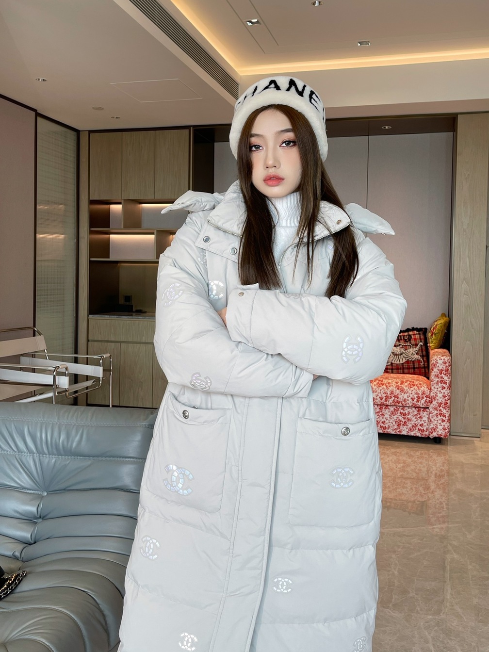 Long Puffer Chanel Jennie Ss2022