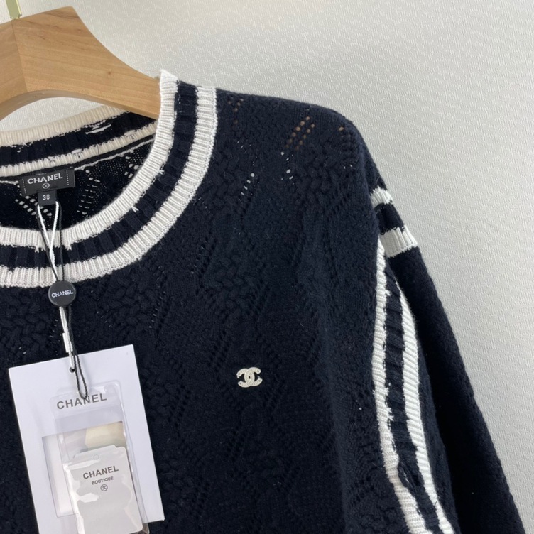 Sweaters Chanel Wool Print Logo Ss2022
