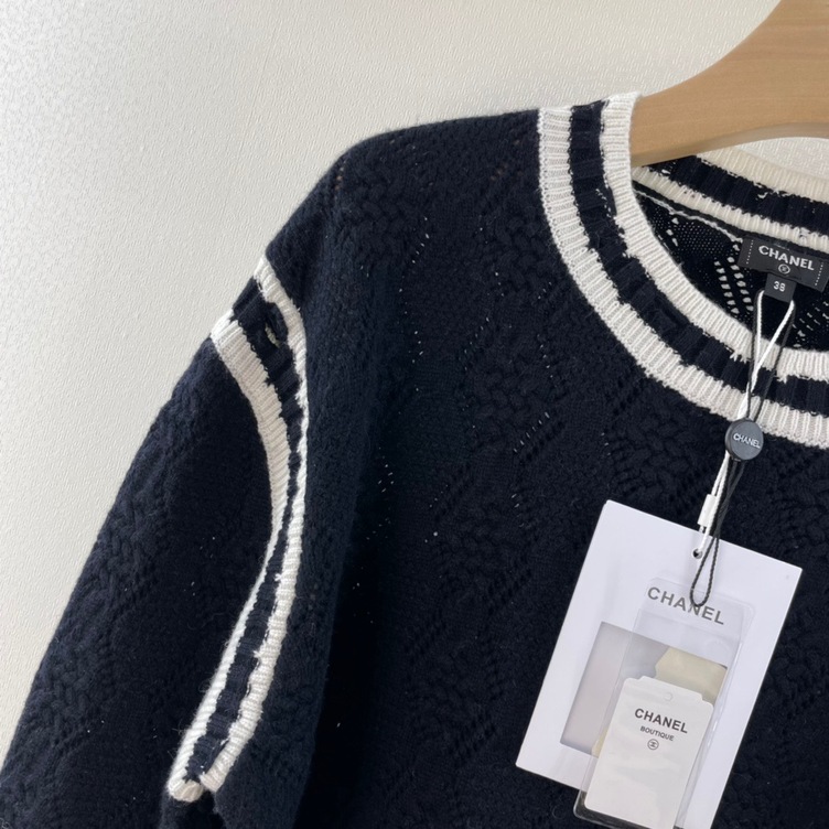 Sweaters Chanel Wool Print Logo Ss2022