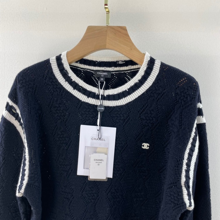 Sweaters Chanel Wool Print Logo Ss2022