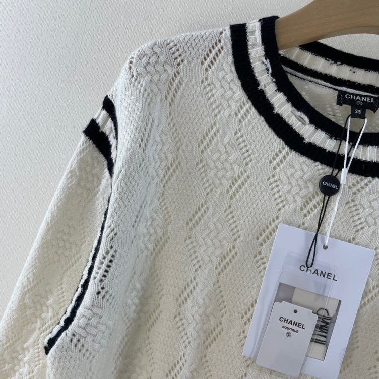 Sweaters Chanel Wool Print Logo Ss2022
