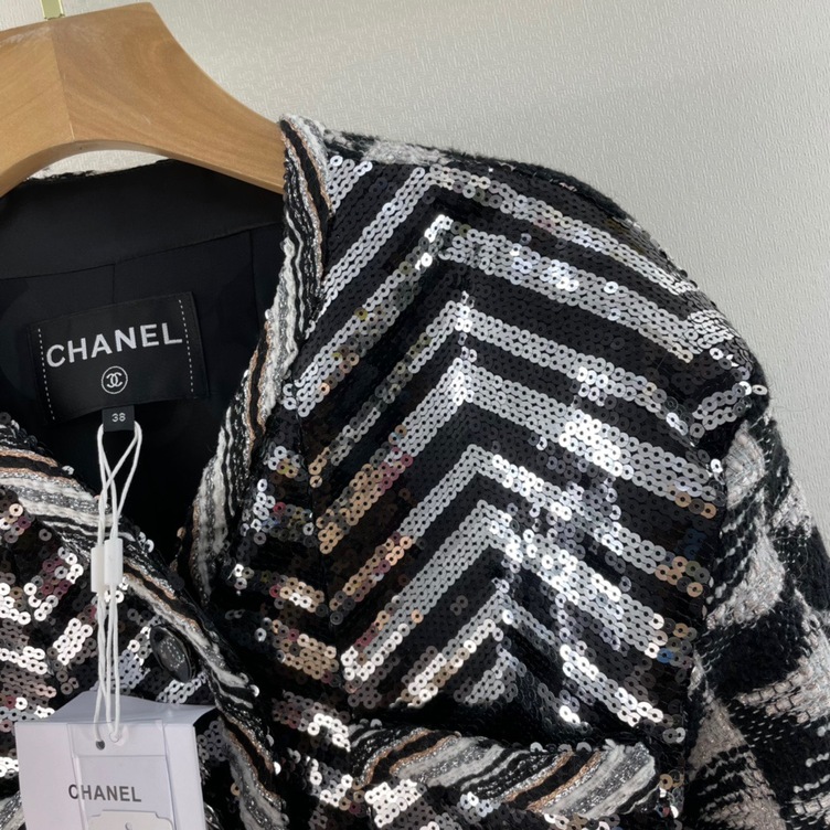 Vest Chanel Tweed Bling Bling Ss2022