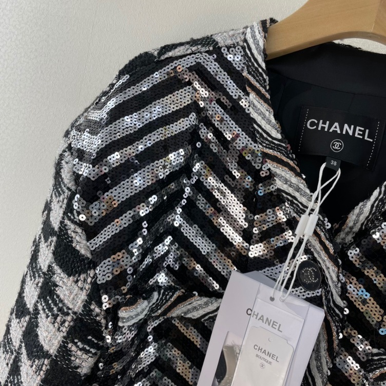 Vest Chanel Tweed Bling Bling Ss2022