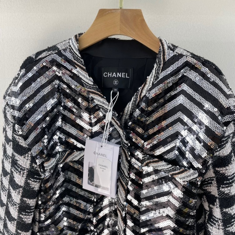 Vest Chanel Tweed Bling Bling Ss2022