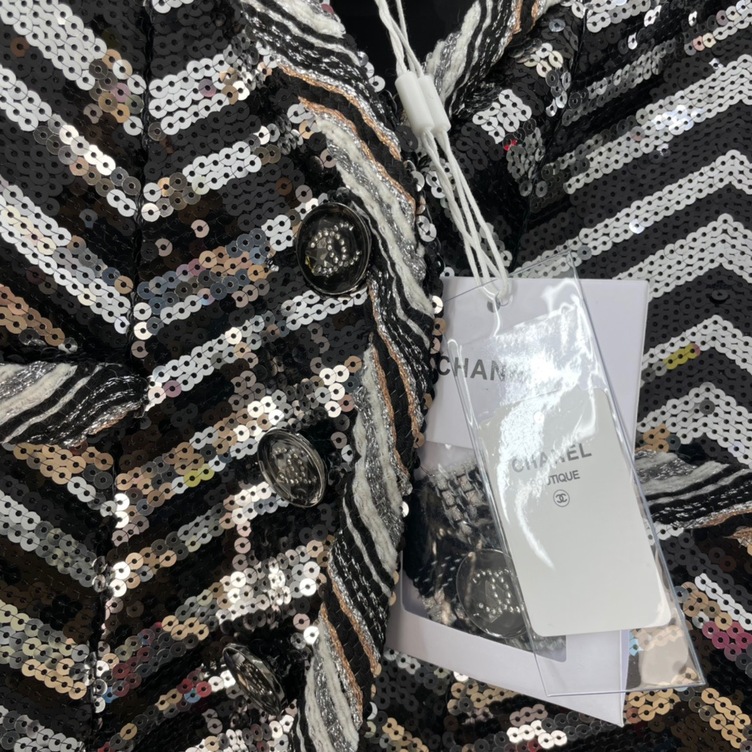 Vest Chanel Tweed Bling Bling Ss2022