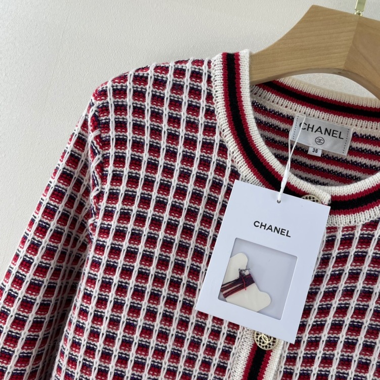 Vest Chanel Tweed Stripe Ss2022