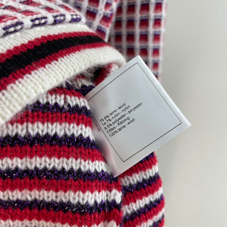 Vest Chanel Tweed Stripe Ss2022