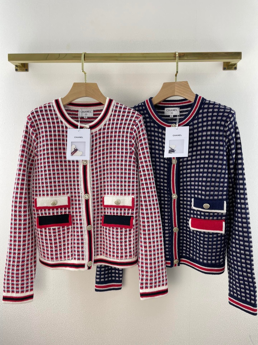 Vest Chanel Tweed Stripe Ss2022