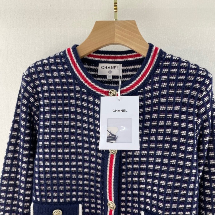 Vest Chanel Tweed Stripe Ss2022