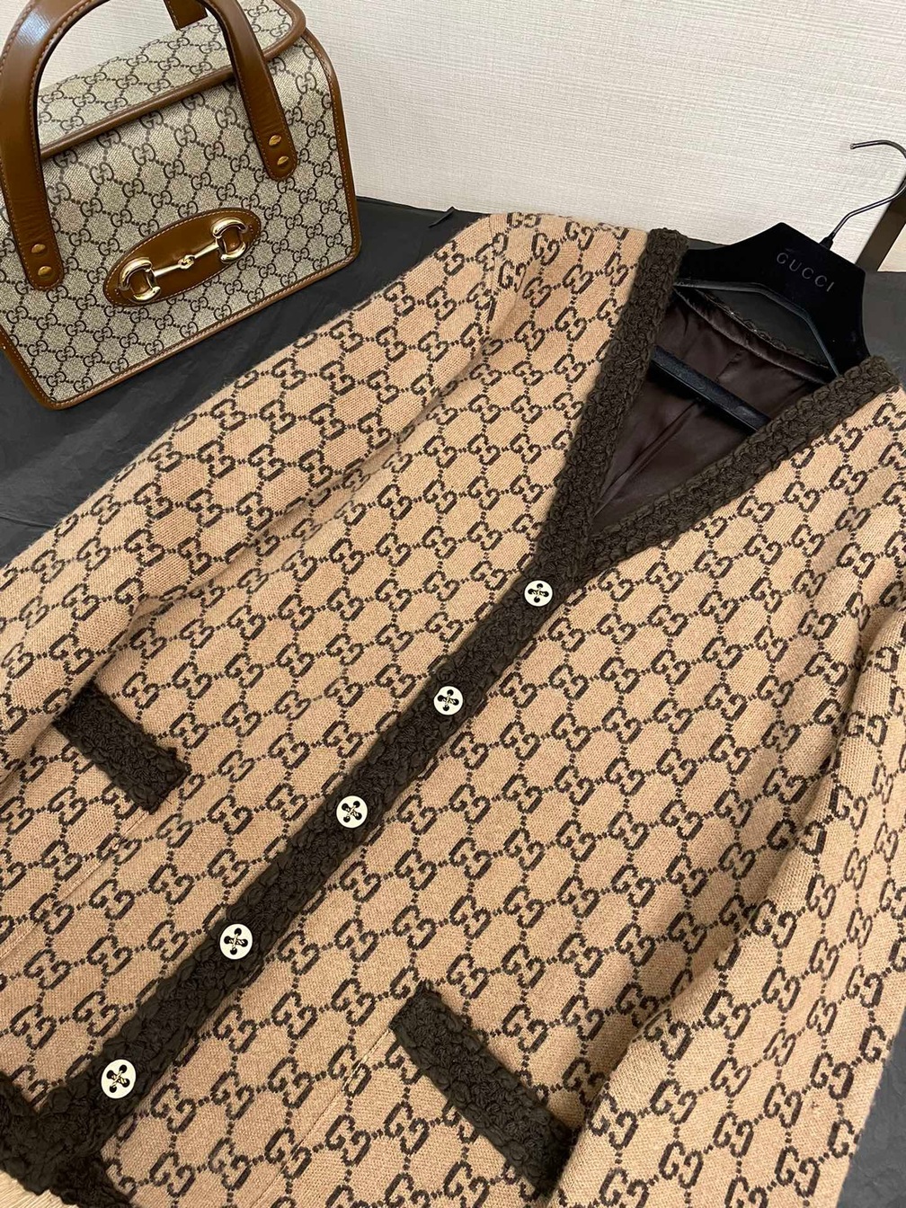 Cardigan Double G Gucci Ss2022