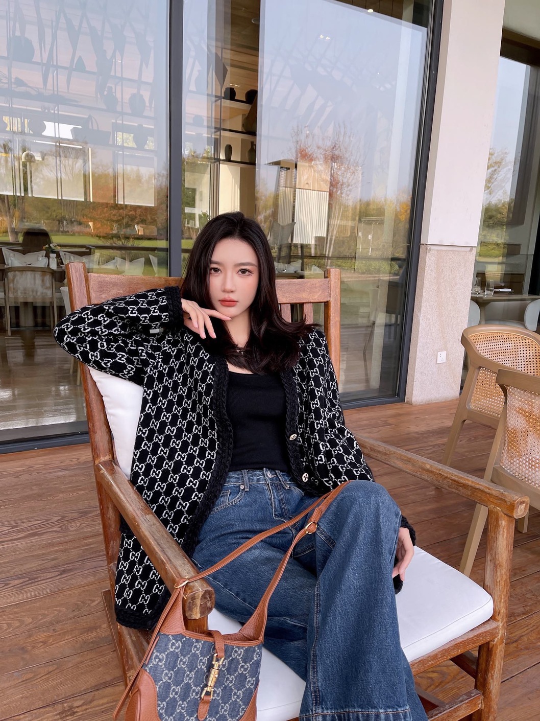 Cardigan Double G Gucci Ss2022