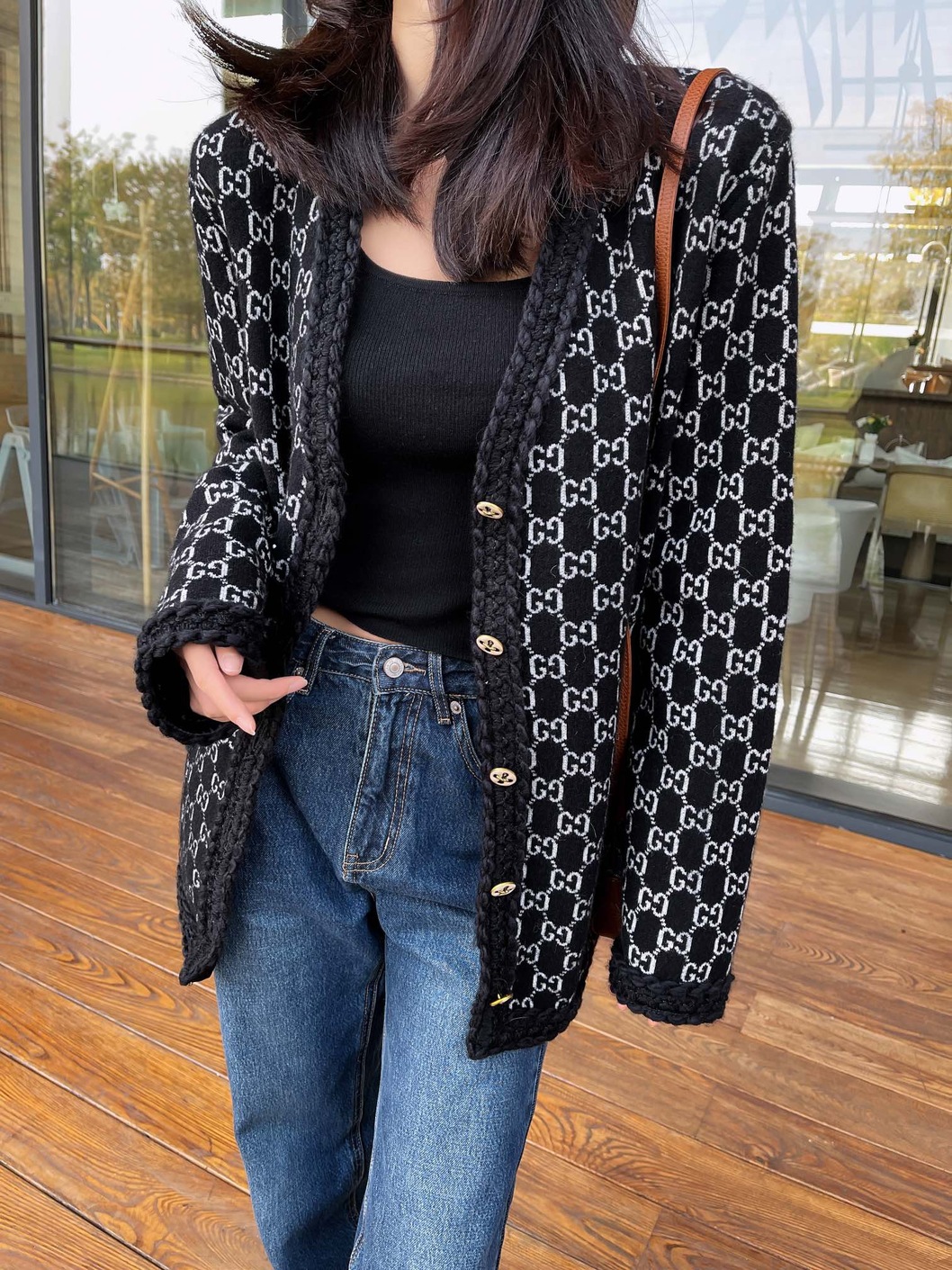 Cardigan Double G Gucci Ss2022