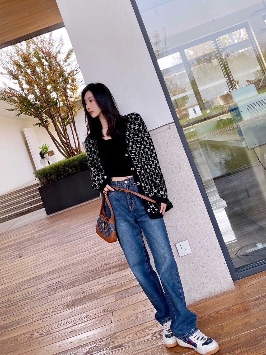 Cardigan Double G Gucci Ss2022