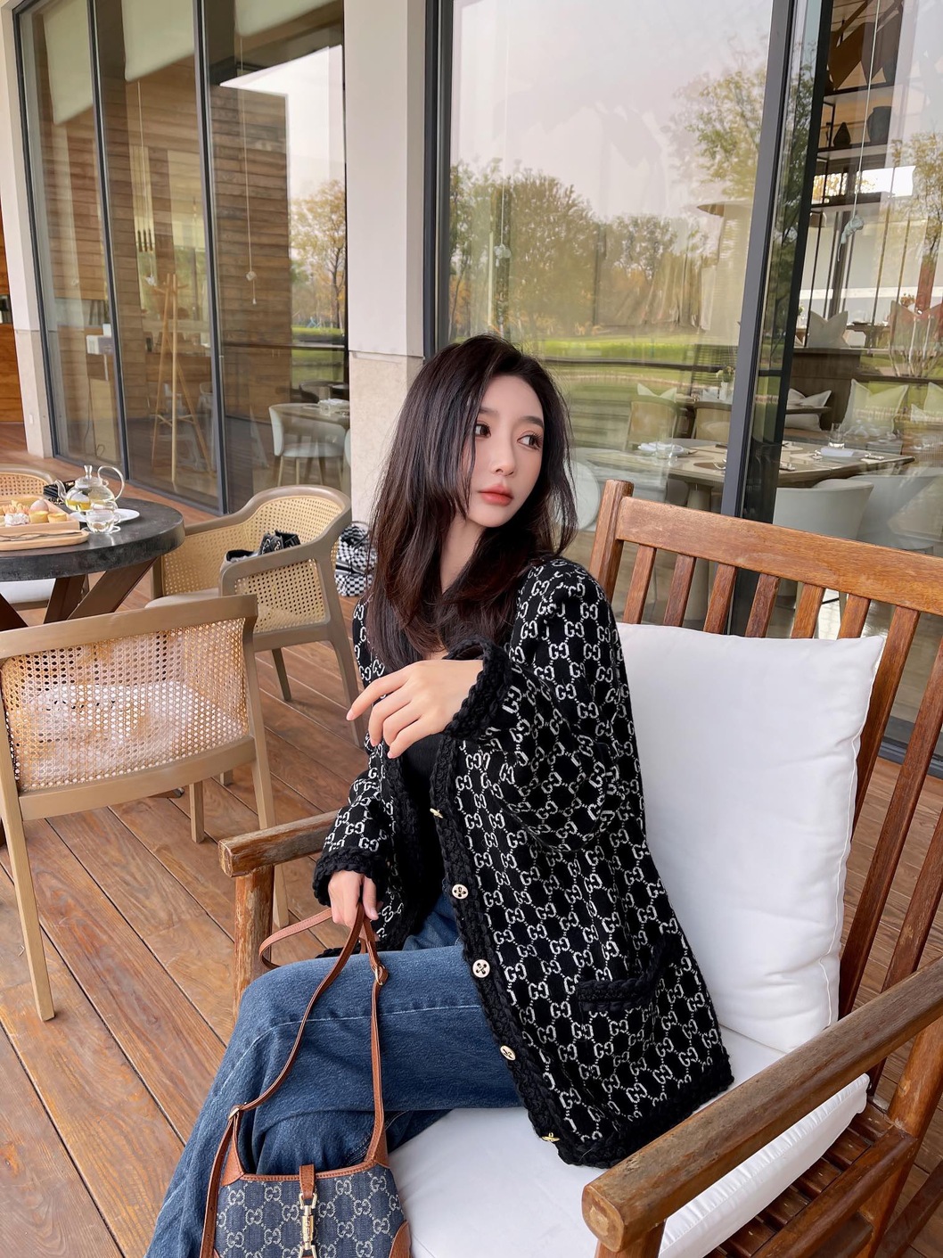 Cardigan Double G Gucci Ss2022