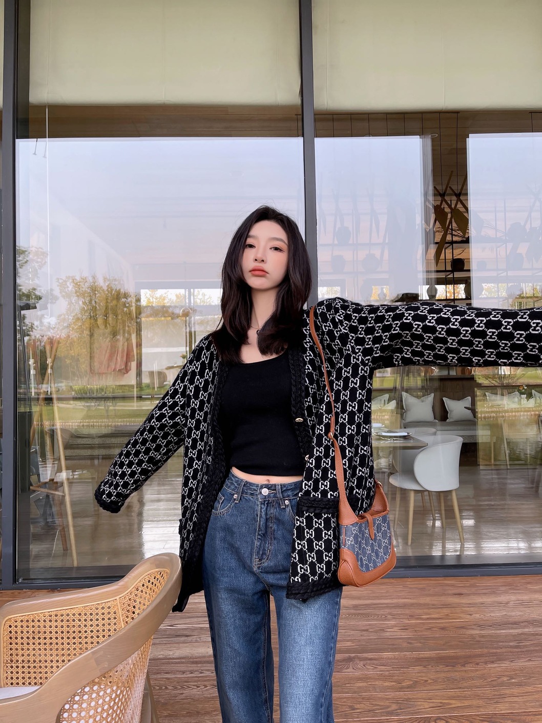 Cardigan Double G Gucci Ss2022