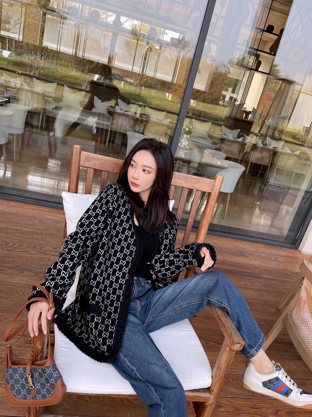Cardigan Double G Gucci Ss2022