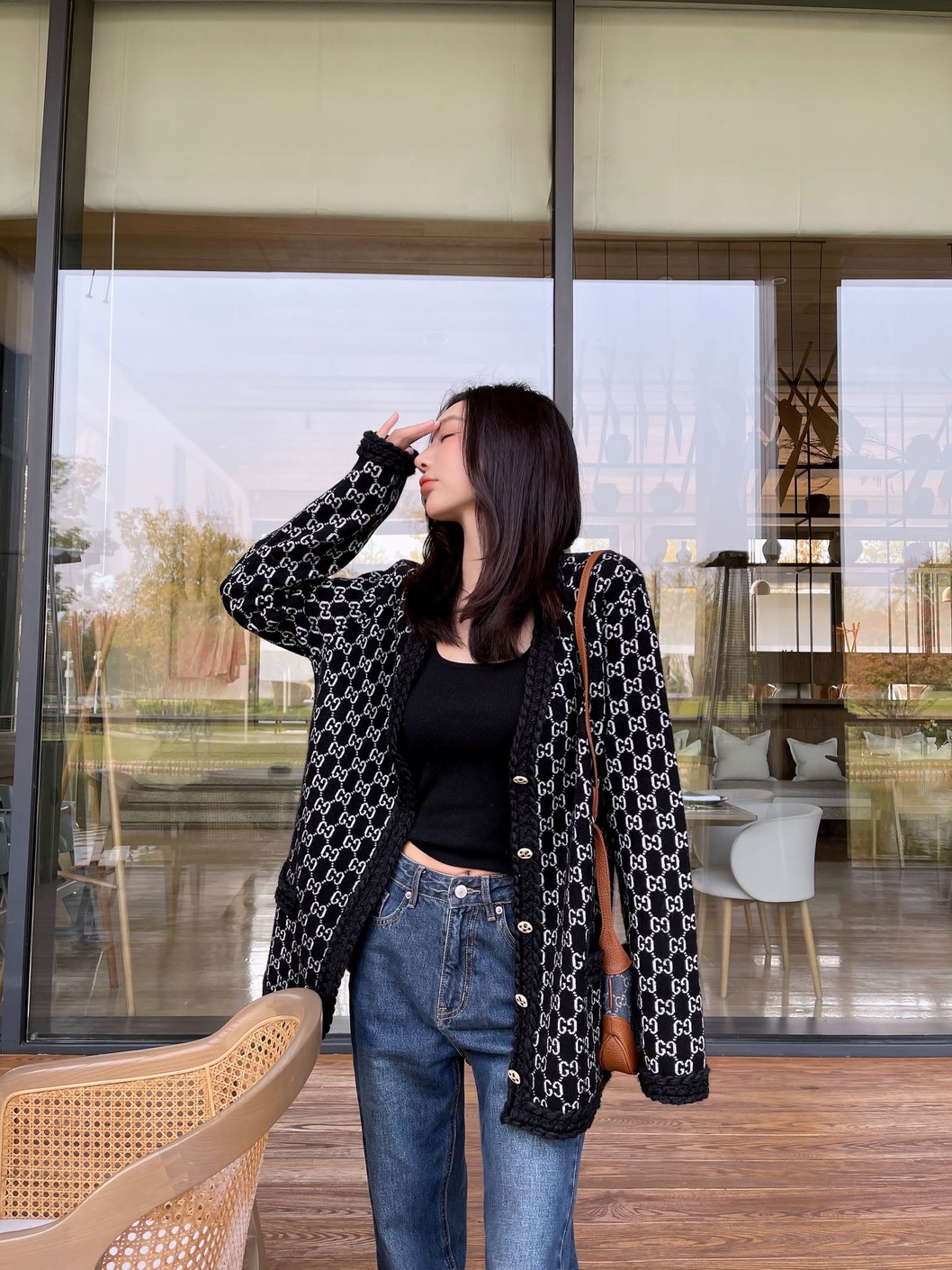 Cardigan Double G Gucci Ss2022