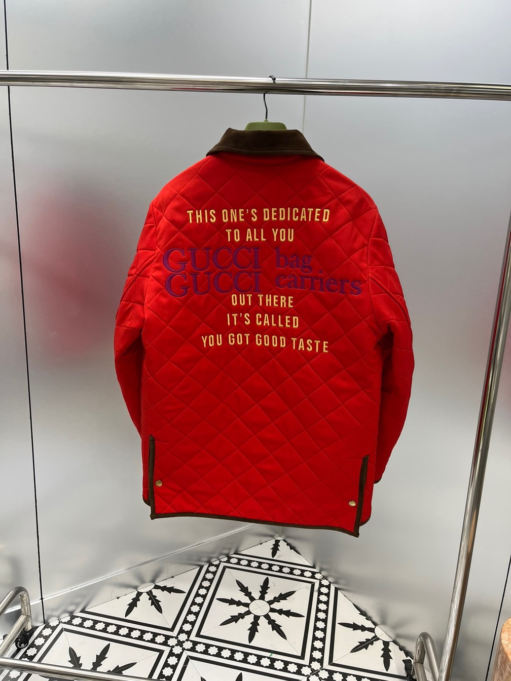 Gucci Jacket Fur Bag Carries 100 Ss2022