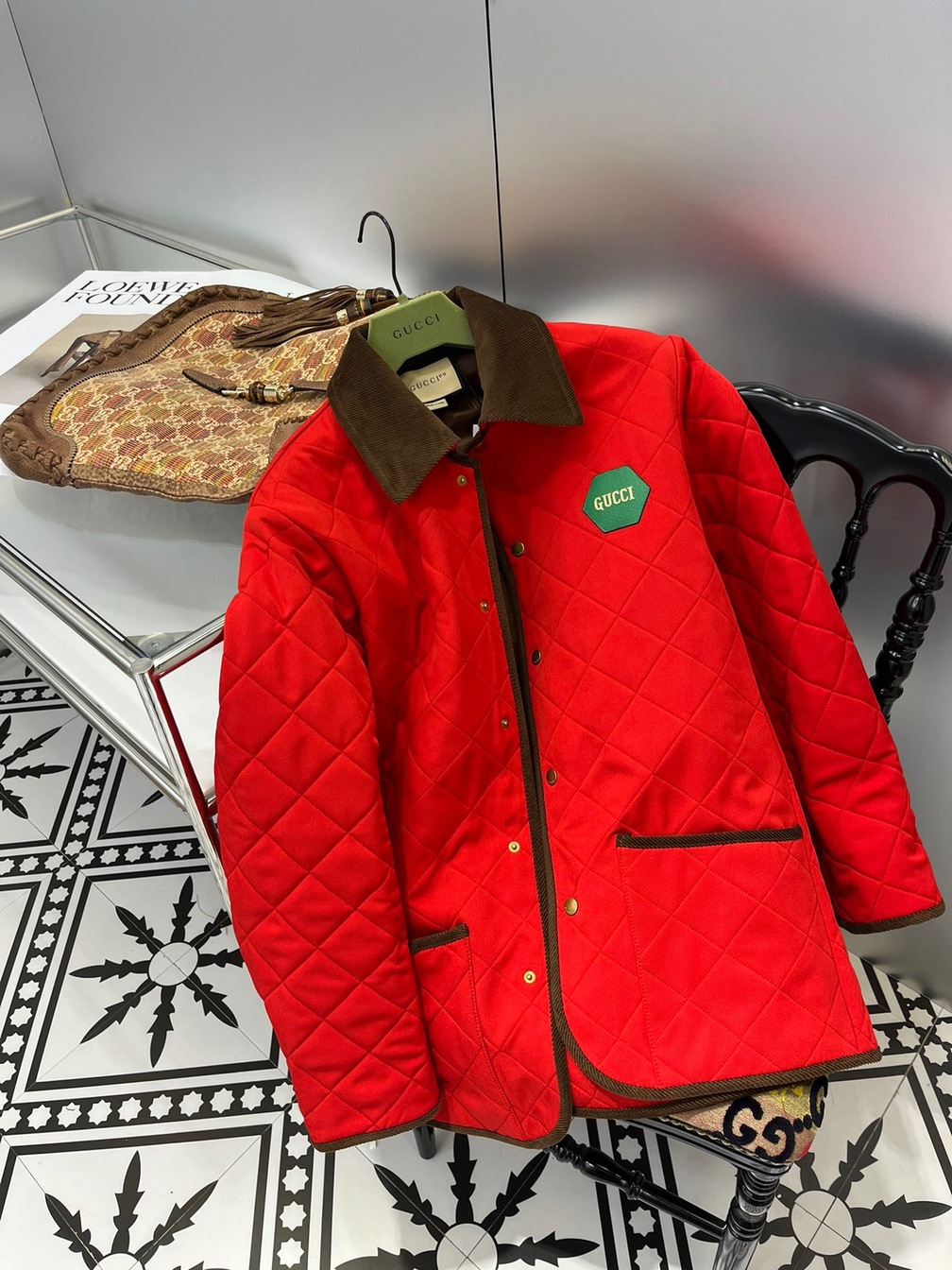 Gucci Jacket Fur Bag Carries 100 Ss2022