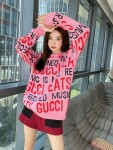 Gucci Sweaters Pink Gucci Is Mine Seats Ss2022
