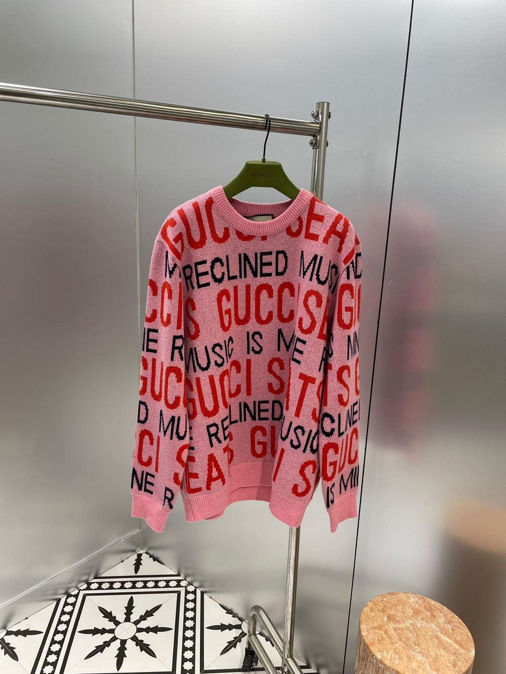 Gucci Sweaters Pink Gucci Is Mine Seats Ss2022
