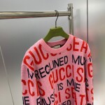 Gucci Sweaters Pink Gucci Is Mine Seats Ss2022