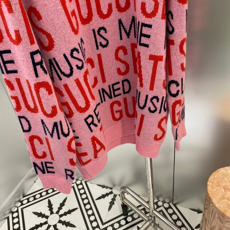Gucci Sweaters Pink Gucci Is Mine Seats Ss2022
