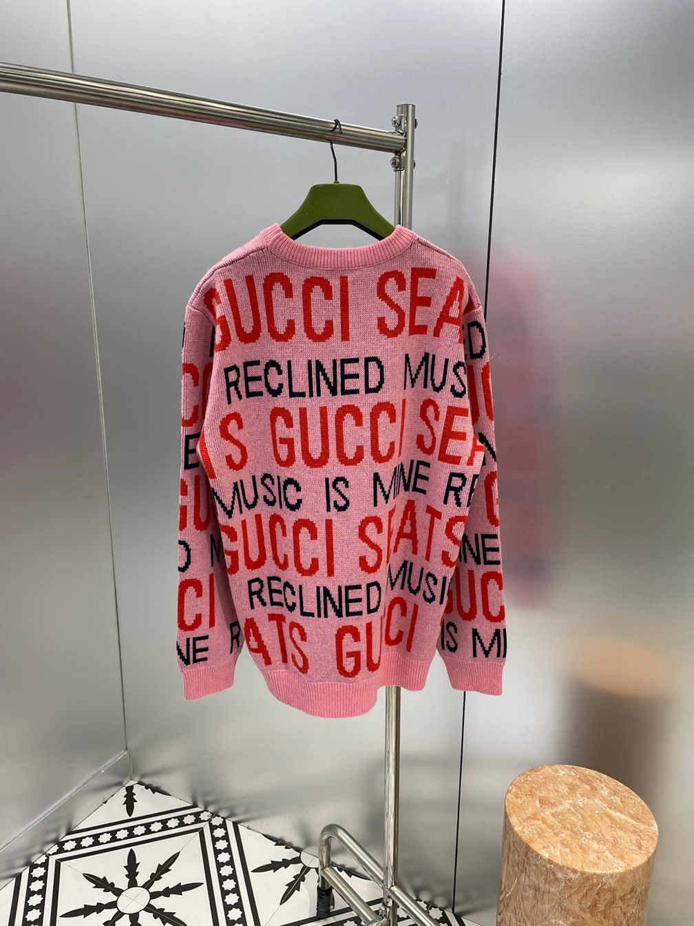 Gucci Sweaters Pink Gucci Is Mine Seats Ss2022