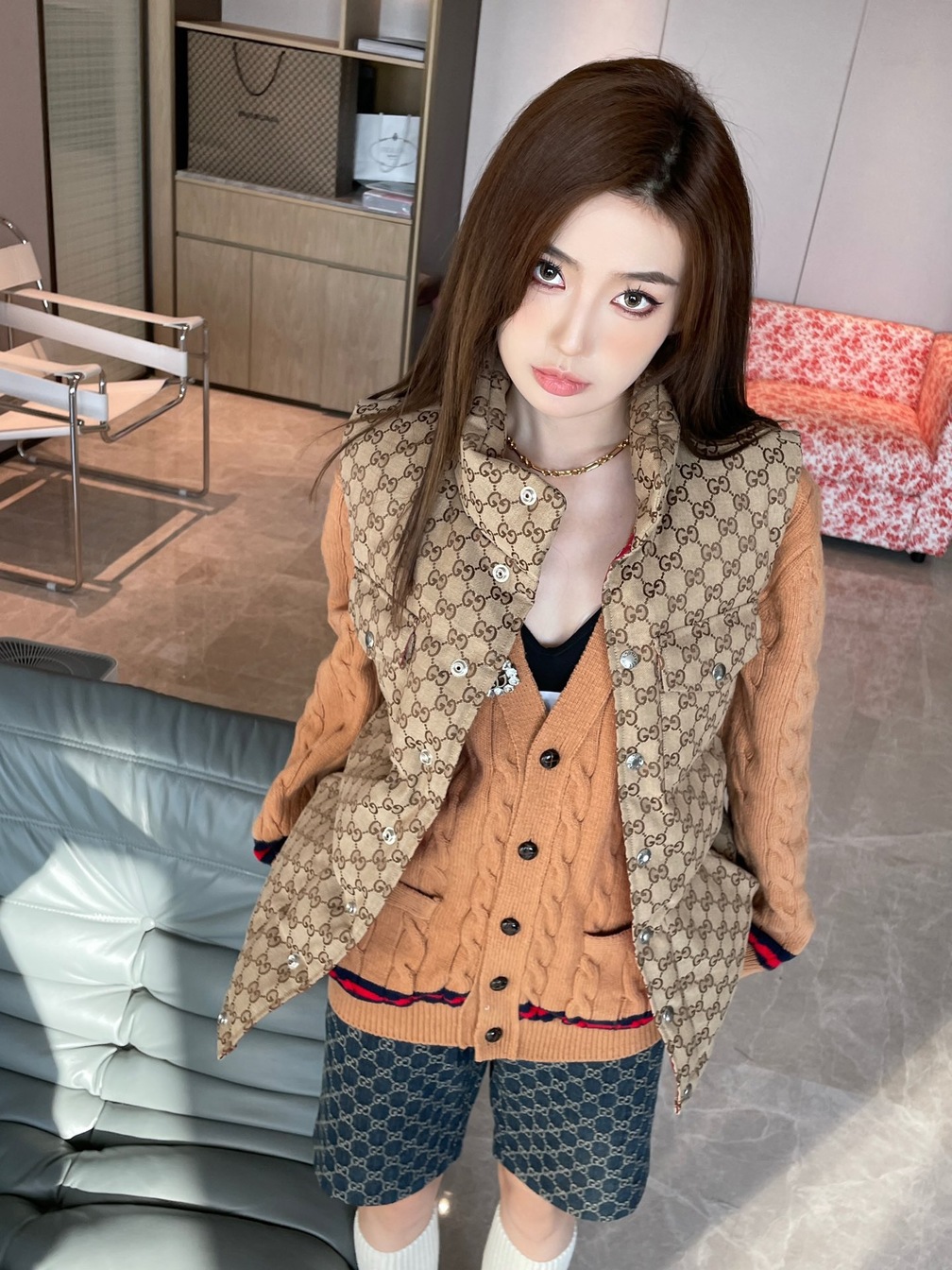 Guccixthe North Face Puffer Ss2022