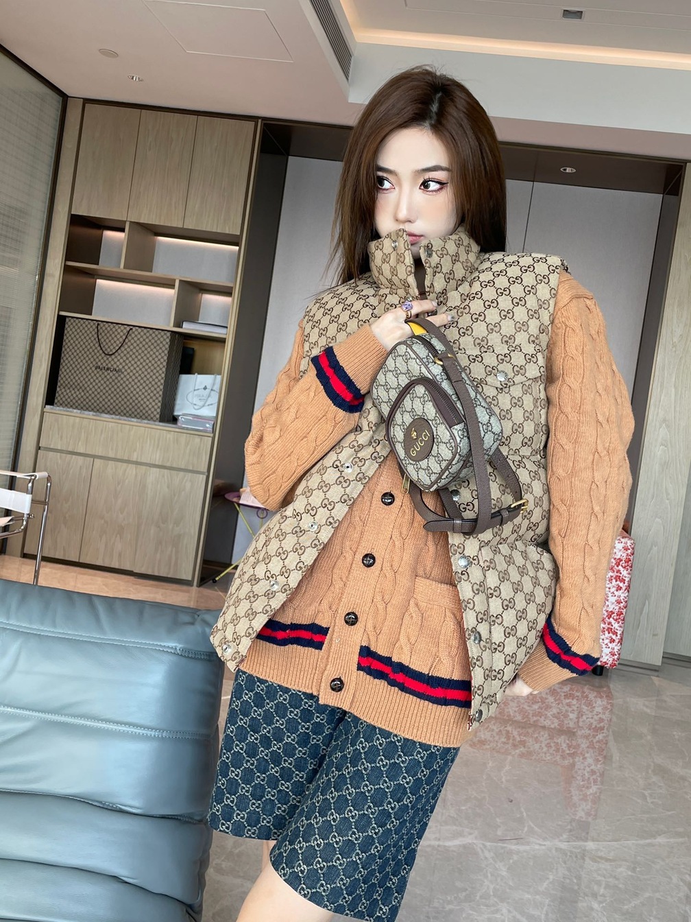 Guccixthe North Face Puffer Ss2022