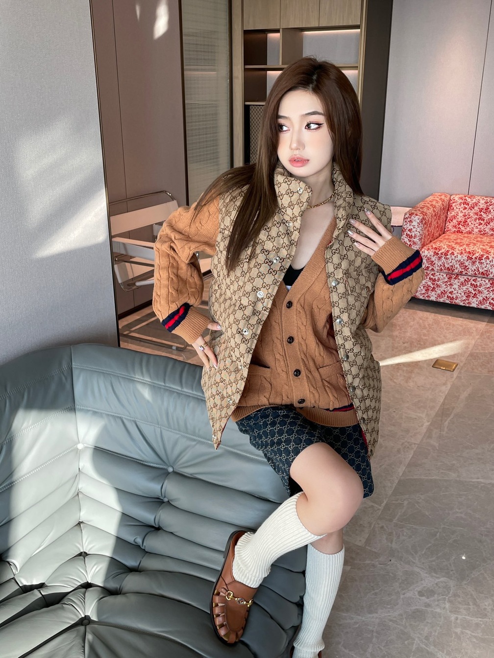 Guccixthe North Face Puffer Ss2022