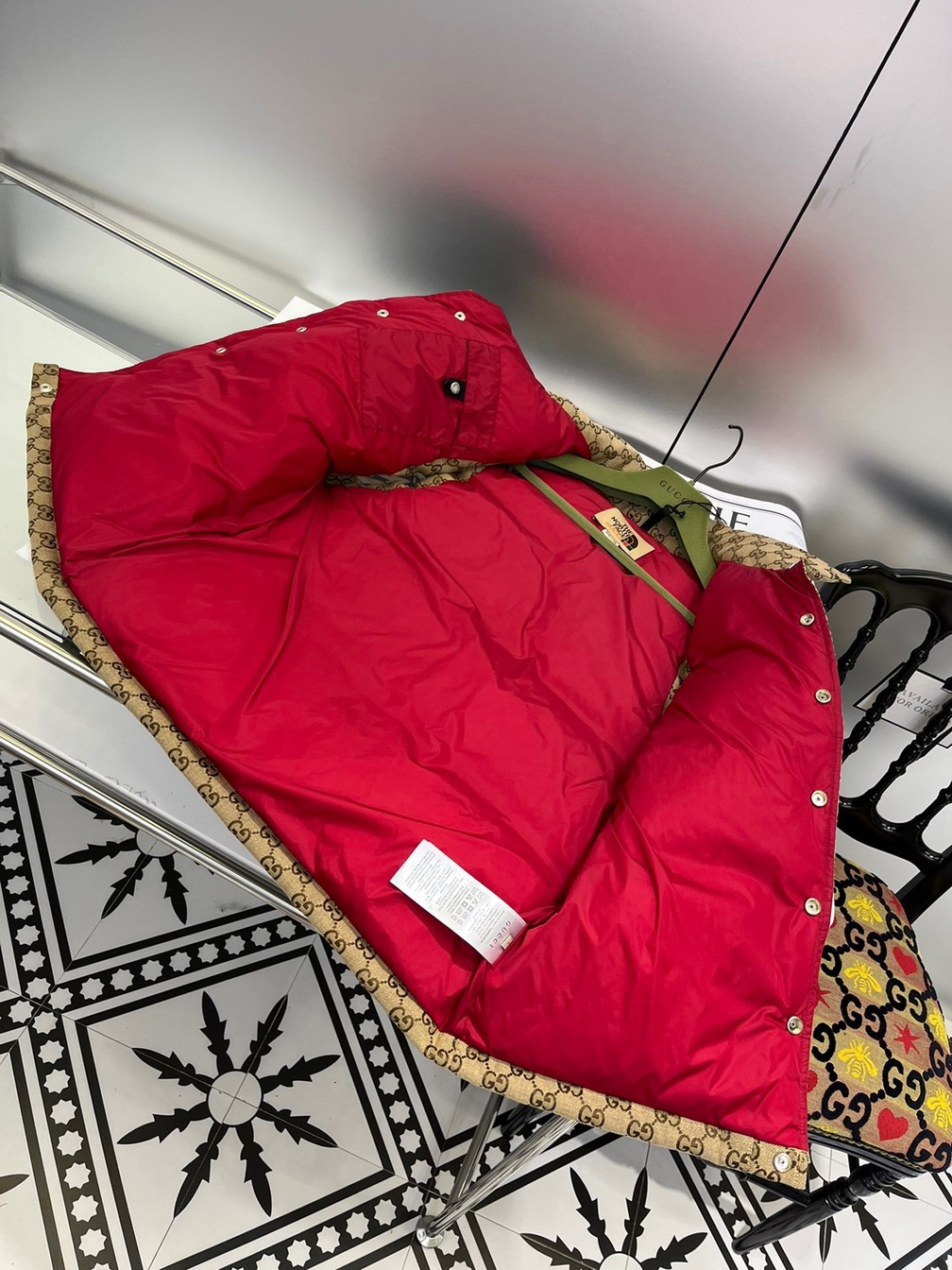 Guccixthe North Face Puffer Ss2022