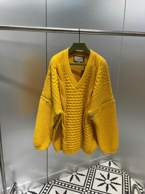 Sweaters Glosbe Gucci Yellow Ss2022