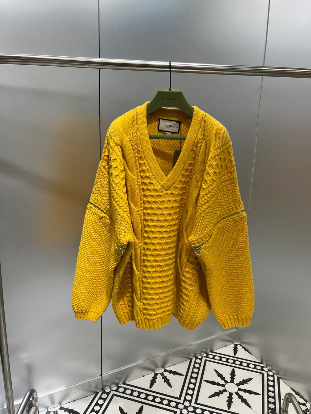 Sweaters Glosbe Gucci Yellow Ss2022
