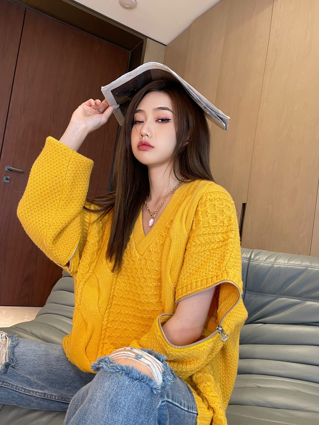 Sweaters Glosbe Gucci Yellow Ss2022